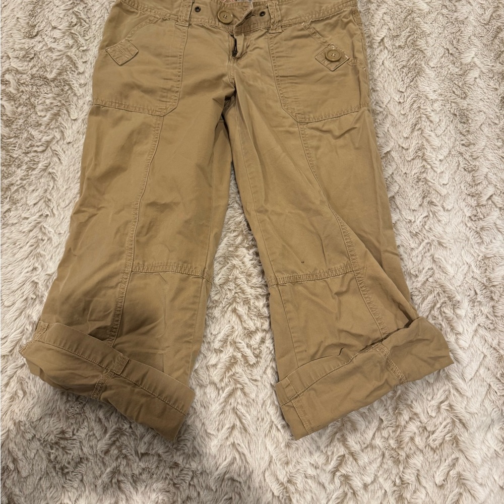 Casual Khaki Capris